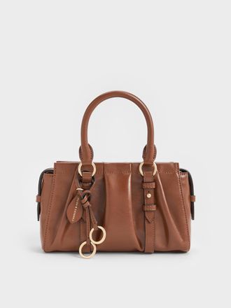 Charles & Keith Britton Top Handle Tote Bag