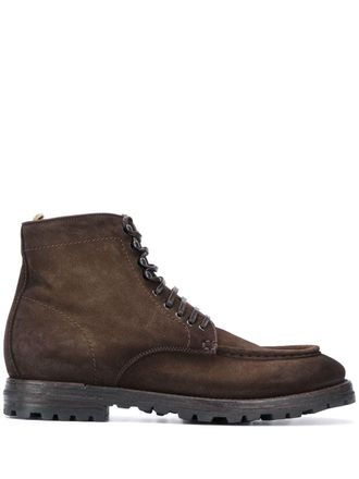 Officine Creative suede ankle boots - Brown