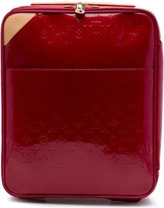 Louis Vuitton Pre-owned Pegase 45 - Dames - Vintage Weekendtas - Rood - ONE Size - Leer - Vintage