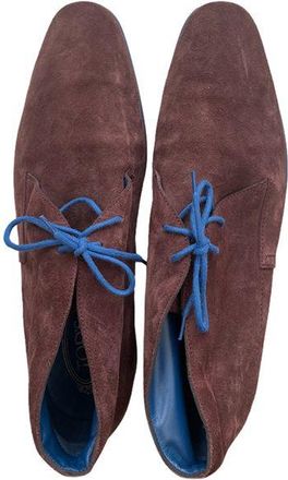 Tod's Suede Bi-Colour Lace-Ups Size 45.5