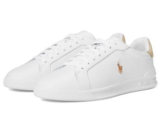 Polo Ralph Lauren Heritage Court II Mens Shoes White/Bone : 13 D - Medium, Leather