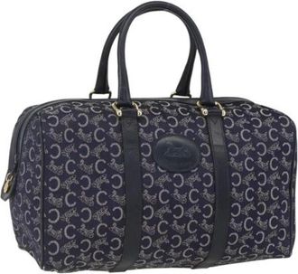 Celine Pre-owned Handbags, female, Blue, Size: ONE SIZE Pre-owned Canvas Bag
