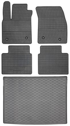 OEM Juego De Alfombrillas De Goma Para Coche Y Alfombrilla Para Maletero Para Ford Focus Iv Hatchback (2018)