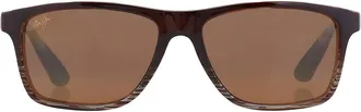 Maui Jim Onshore HCL Bronze Rectangular Mens Sunglasses H798-01 58