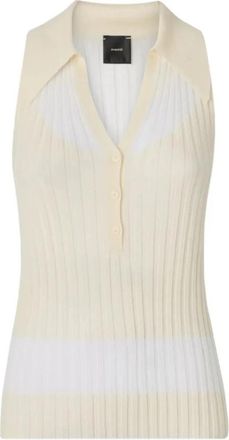 Pinko Foschia Canotta Blend - Dames - V-hals truien - Veelkleurig - L - Truien & Vesten