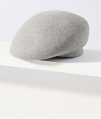 Van Palma Carl Rounded Wool Newsboy Cap