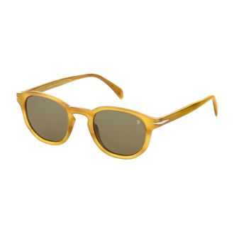 Eyewear by David Beckham Sunglasses, male, Yellow, Size: 49 MM DB 1007/S Sunglasses