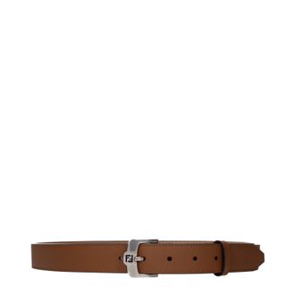 Fendi Herrens G&uuml;rtel aus braunem Leder