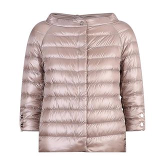 Herno Down Jackets, female, Pink, Size: S Lightweight Down Jacket