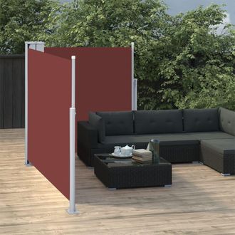 Berkfield Home Retractable Side Awning Brown 100x600 cm