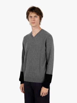 Comme Des Gar&ccedil;ons Pullover knit grey / black