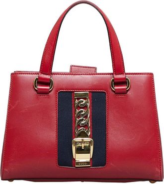 Gucci Hobo Bags - 2000-2015 Sylvie Web Top Handle Satchel - Gr. unisize - in Rot - für Damen