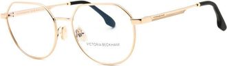 Victoria Beckham VB2135770 Oval Metal Eyeglasses - Gold
