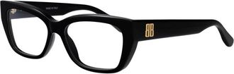 Balenciaga Rechthoekig Optisch Montuur - Dames - Brillen - Zwart - 55 MM - Accessoires
