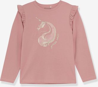 Minymo M&auml;dchen Einhorn-Shirt Minymo rosa