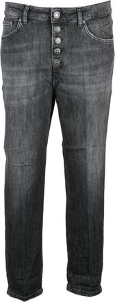 Dondup Koons Gioiello Jeans - Dames - Slim Fit Jeans - Zwart - W31 - Katoen - Jeans