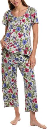 Hue Hue 2Pc Flounce T-Shirt Pajama Set