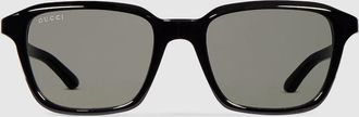 Gucci Square Frame Sunglasses, Black