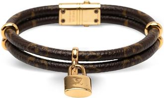 Louis Vuitton 2016 Monogram Keep It Twice armband - Bruin