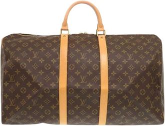 Louis Vuitton Pre-owned Weekend Bags, unisex, Brown, Size: ONE SIZE Pre-owned Keepall 55 Boston Bag