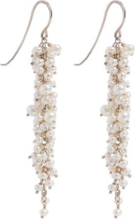 Freya Rose Delicate Pearl Drops in Silver at Nordstrom