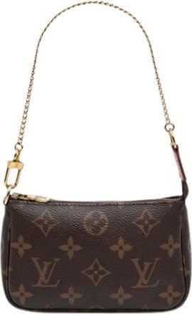 Louis Vuitton Pre-owned Mini Bags, female, Brown, Size: ONE SIZE Pre-owned Canvas Mini Bag