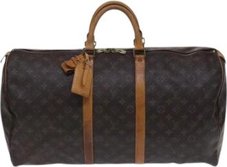 Louis Vuitton Pre-owned Keepall tas - unisex - Vintage Weekendtas - Bruin - ONE Size - Leer - Vintage