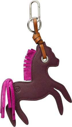 Tory Burch Ciondolo in pelle - Marrone