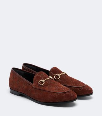Gucci Mocasines Jordaan de ante con GG y Horsebit