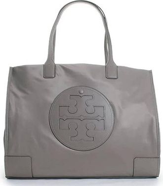 Tory Burch Gray Heron Ella Tote Bag