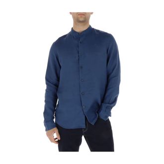 Timberland Mill Brook Linen Shirt - Heren - Casual Overhemden - Blauw - 2XL - Linnen - Overhemden