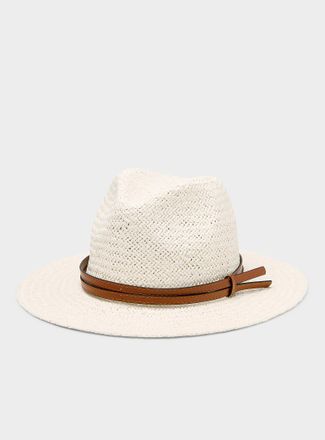 Le 31 Mens Ivory paper straw fedora