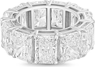 Diana M. Jewels 14kt white gold 3.00cts radiant lab grown diamond eternity band