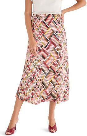 Nic+Zoe Colorweave Slip Skirt in Pink Multi at Nordstrom, Size Xx-Large