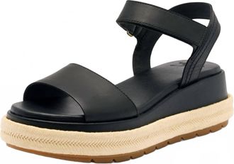 Sorel Womens Sunpeak Platform Sandal In Black