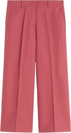 Max Mara Pantalon Zircione - Dames - Wijde Broeken - Roze - XL - Broeken