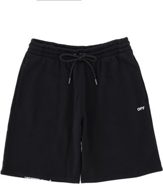 Off-white Black Logo Shorts
