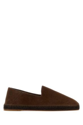 Castaner Dark Brown Slip On Espadrilles