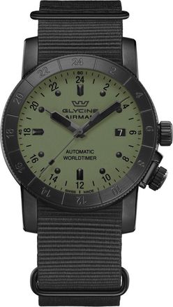 Glycine Mens Airman Purist 42mm Automatic Watch