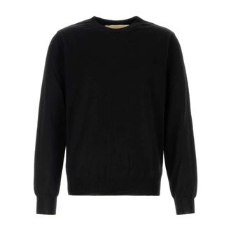 Valentino Garavani Wool Jumper - male - Valentino Garavani - Sweatshirts - Black - M - Sweatshirts & Hoodies