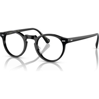 Oliver Peoples 50mm Phantos optical glasses in Black at Nordstrom