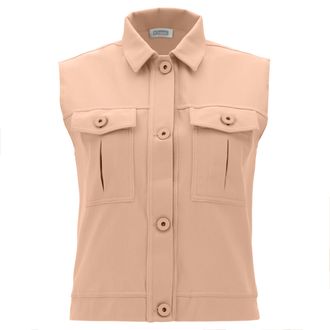 Freddy Giacca casual senza maniche colore pastello