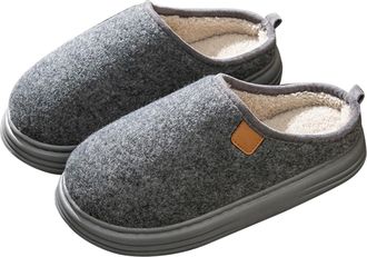 Generic Cozy Home Memory Foam Slippers, Indoor Outdoor House Shoes, Fleece Lined, Non-Slip Sole, Multiple Colors Available