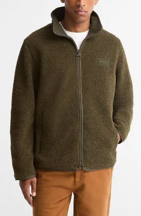 Barbour Reversible Fleece Jacket in Sage at Nordstrom, Size Xx-Large