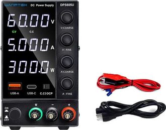 OEM Fuente De Alimentaci&oacute;n De Cc, Salida Ajustable, Pantalla F&aacute;cil De Usar, 4 D&iacute;gitos, 60 V 5 A