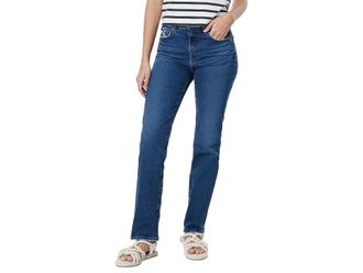AG - Adriano Goldschmied Saige High-Waist Straight Leg Jeans in 9 Years Elmhurst Womens Jeans 9 Years Elmhurst : 24, Cotton/Denim/Elastane