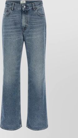 Haikure cotton straight-leg jeans