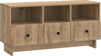 vidaXL Mueble De Tv 102 X 34,5 X 50 Cm Roble Artisan Vidaxl