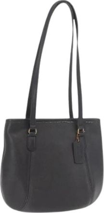Coach Pre-owned Tote Bag - Dames - Vintage Schoudertas - Zwart - ONE Size - Leer - Vintage
