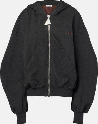 The Attico Felpa in cotone con cappuccio